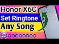 ضبط نغمة رنين هاتف Honor X6c على أي أغنية إعدادات نغمة رنين هاتف Honor X6c 