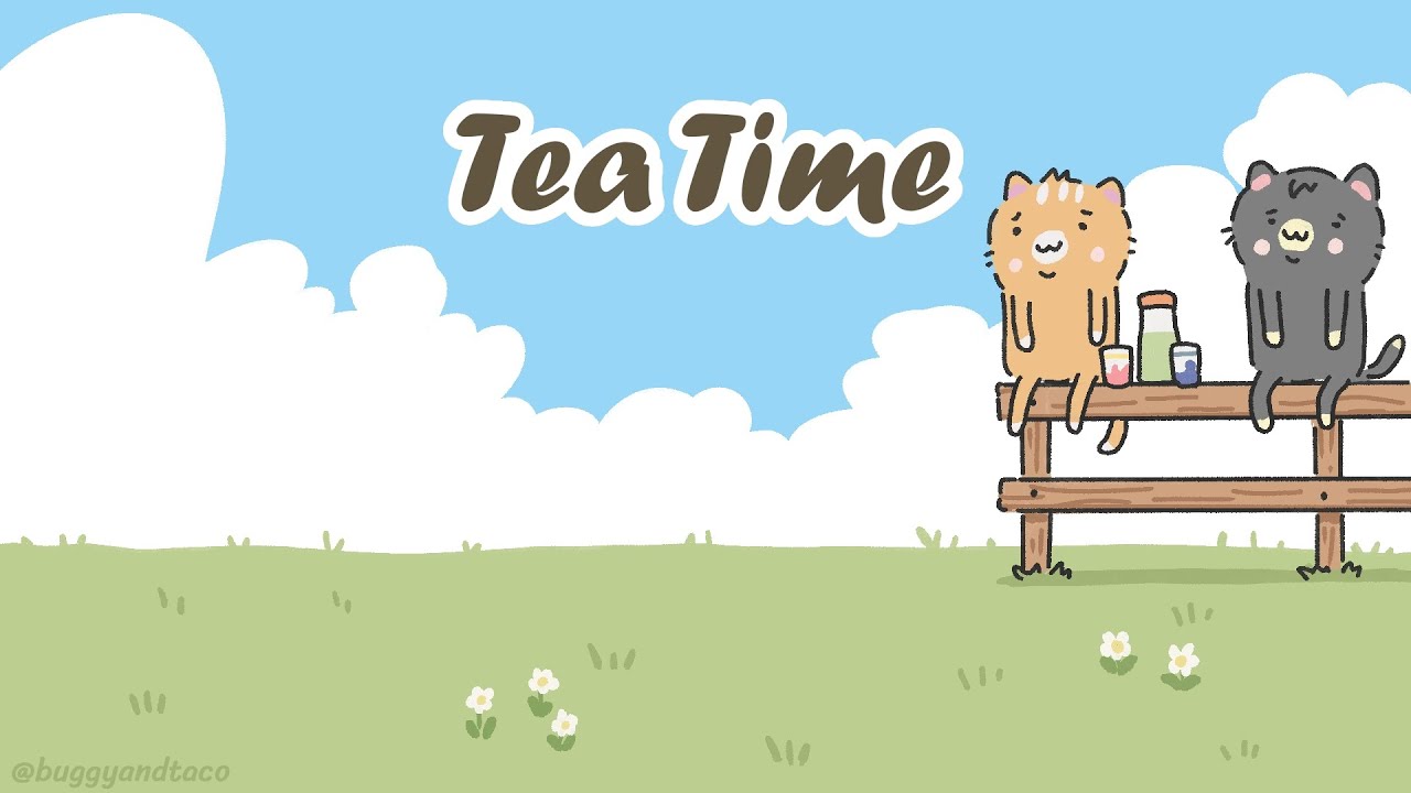 🎧 Buggy & Taco on the lawn under a bright sky | Lofi Cute Music 20 Minutes  