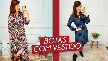 Qual vestido usar com botas?