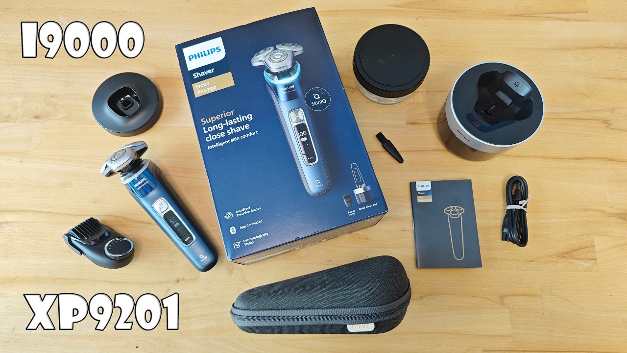 Philips i9000 Prestige Beard Shaver XP9201/33 - Unboxing and Short