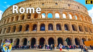 Rome Where History Comes Alive, Walking Tour 4K