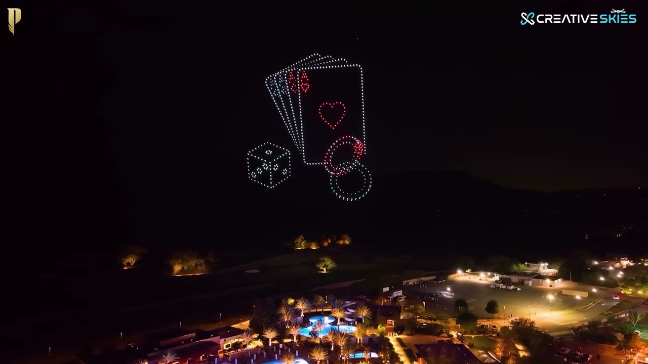 (Fast Paced) Pechanga Casino Pow Wow 2026 | Full Drone Light Show ✨🇺🇸