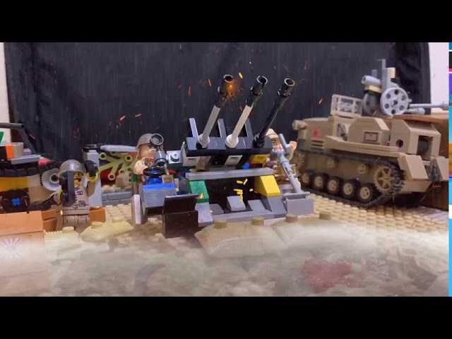 レゴコマ撮り 日本軍25mm三連装機銃 Lego Ww2japanese Youtube