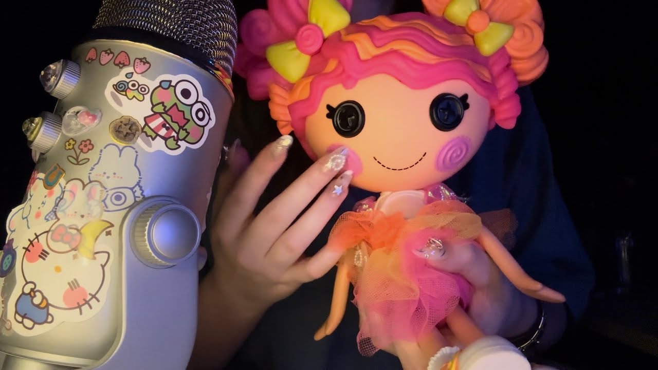 ASMR ★ lalaloopsy scratching & tapping (no talking)