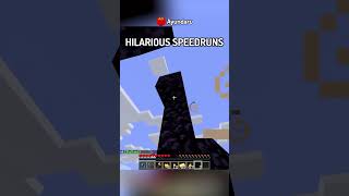The Funniest Fake Minecraft Speedrun EVER