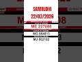 Kerala Lottery SAMRUDHI SM 47 Result Today 22 03 2026 RESULT LIVE KeralaLottery Shorts