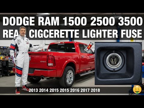 Dodge Ram Rear Cigarette Lighter Fuse Location & Replacement Power Outlet  Fuse