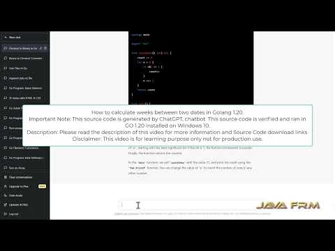 How to calculate weeks between two dates in Golang 1.20