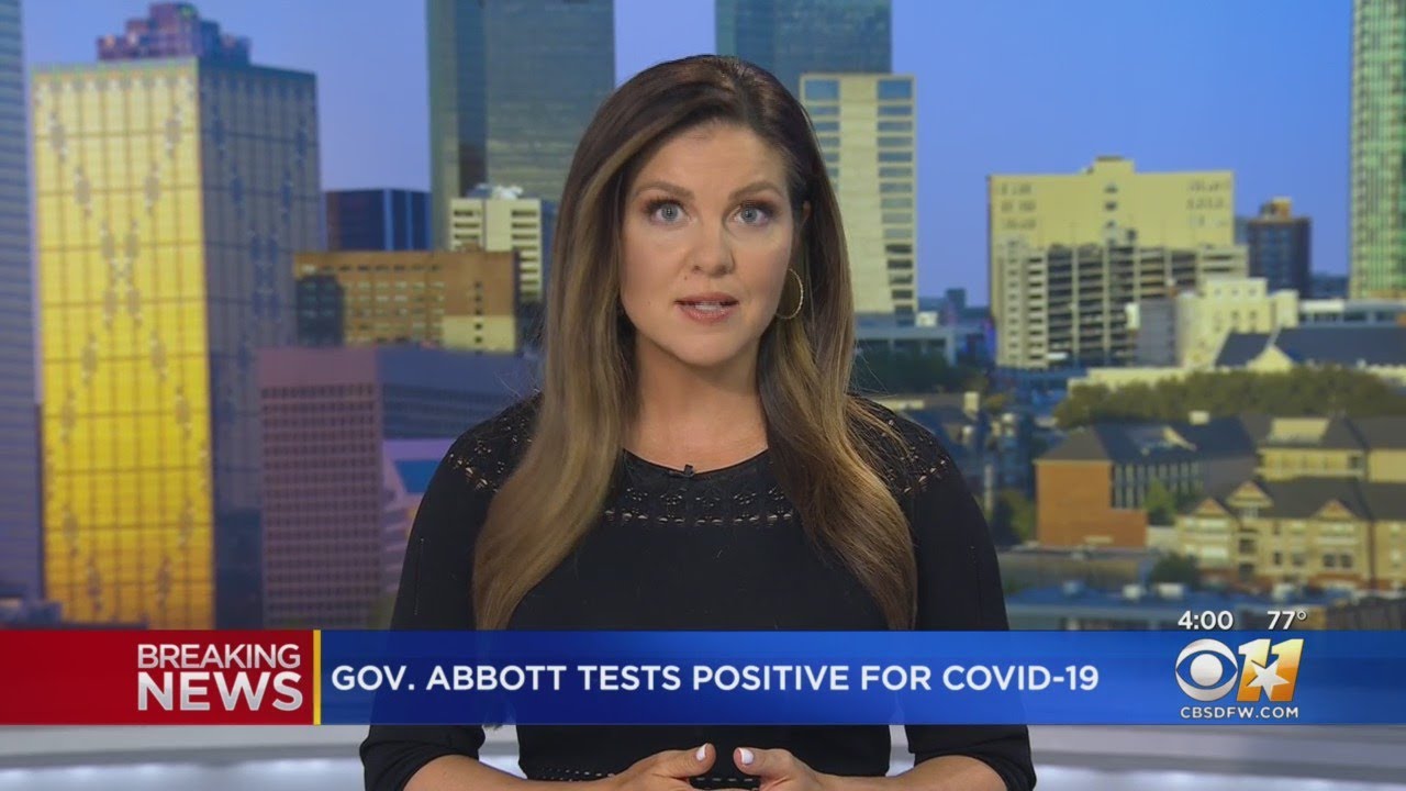 Texas Governor Greg Abbott Tests Positive For COVID-19 - YouTube