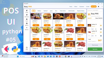 POS System with python Part #05