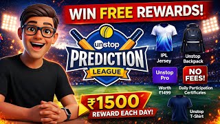 Unstop Prediction League Program 2026 || Free Swags & Goodies || Win IPL Jersey || RegisterNow screenshot 2
