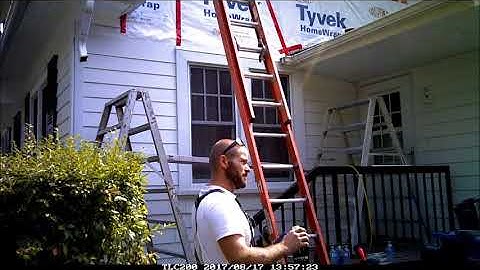 Hardie board siding time lapse