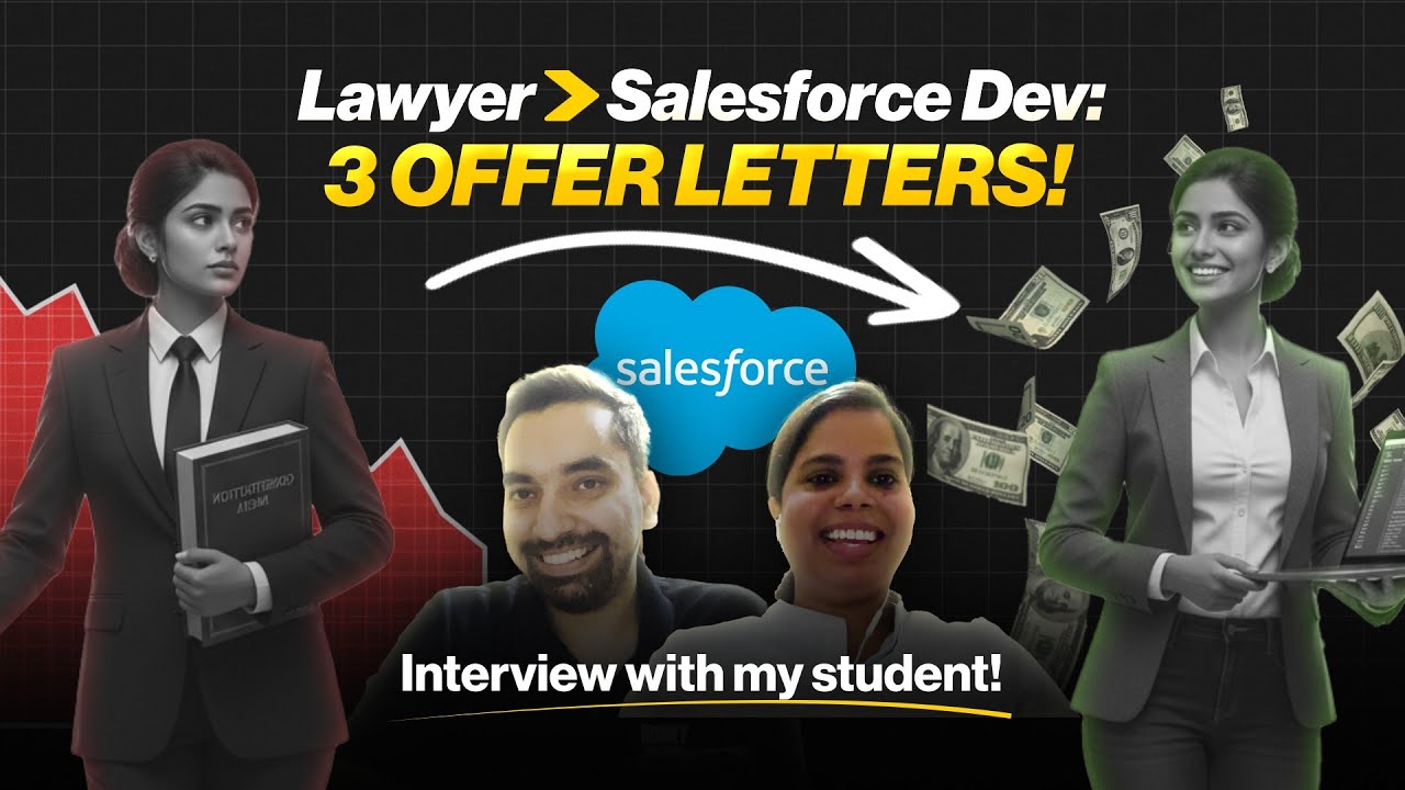 Lawyer Se Salesforce Developer Tak | First Salesforce Job Ka REAL Roadmap | Rohit Puri Salesforce