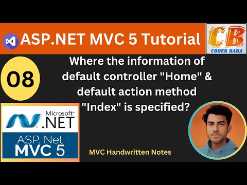 ASP.NET MVC Tutorial 08: Understanding Default Controller 'Home' & Action method 'Index' | Tutorial