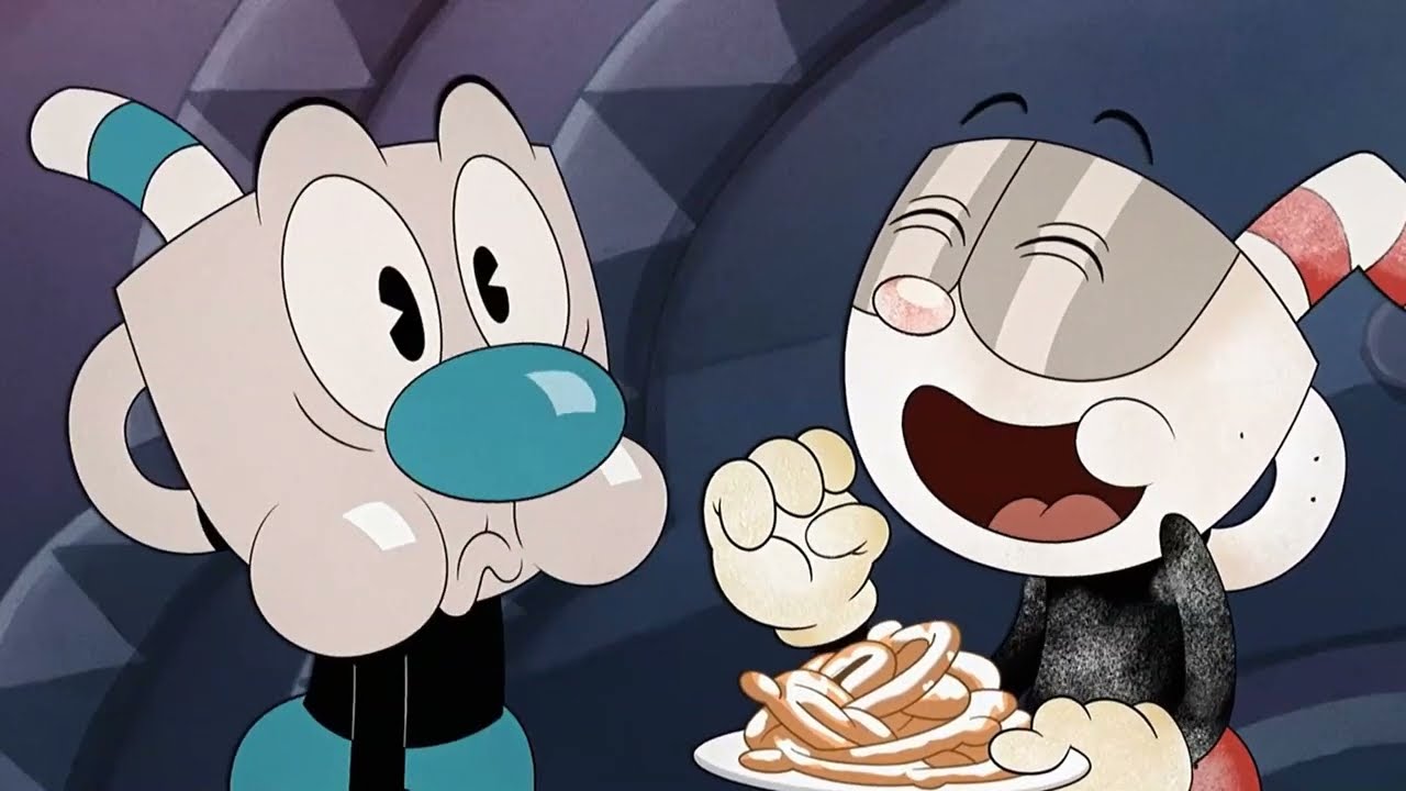 The Cuphead Show but only when Cuphead and Mugman realize that they're cooked!