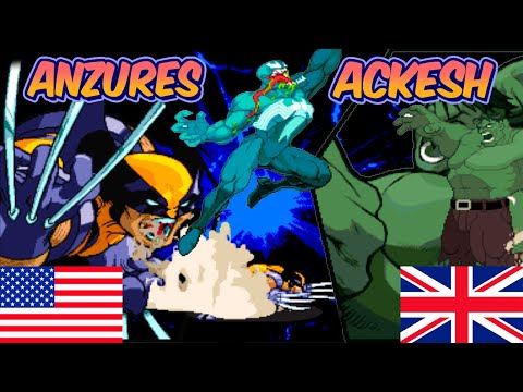 ACKESH VS ANZURES!! GUERRA DE ESTEROIDES Y PERSONAJES ROTOS!!