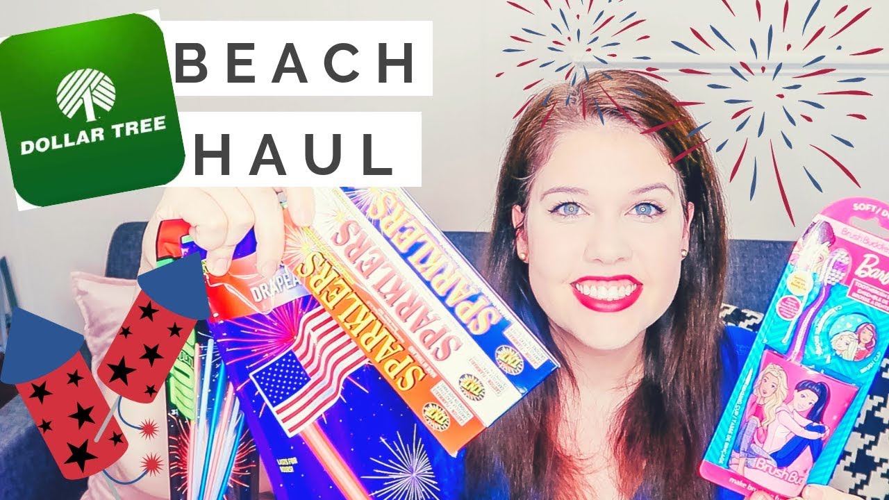 DOLLAR TREE BEACH HAUL All New Dollar Tree Vacation Haul 2019 YouTube