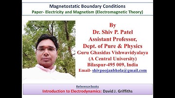 Magnetostatic Boundary Conditions