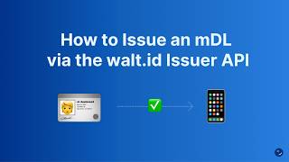 How to Issue a Mobile Driver s License mDL via OID4VCI V1 with walt id