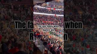 The fans getting wild when Raptors win #nbagame #nba #raptorsnation #nbanation #nbalive07