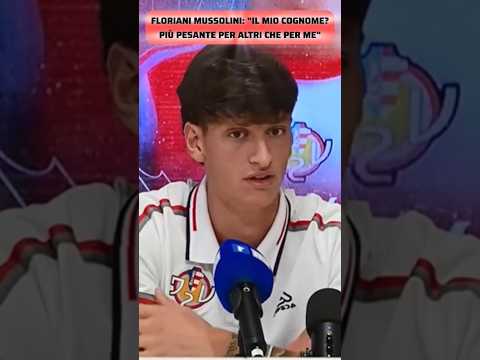 Video FLORIANI MUSSOLINI: IL MIO COGNOME? PIÙ PESANTE PER ALTRI CHE PER ME