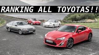 Ranking ALL Toyota Sports Cars From Worst To Best! (40+ CARS)