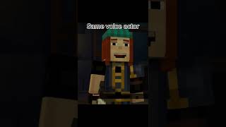 Same voice actor #amongus #minecraftstorymode