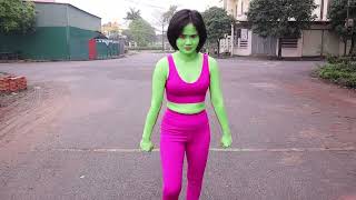 She-Hulk VS Superheroes (Compilation #23p) - GreenHulk vs