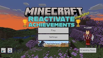 Minecraft Bedrock Reactivate Achievements 2025 (PC/XBOX)