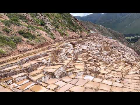 Ancient Salineras Salt Ponds In Peru