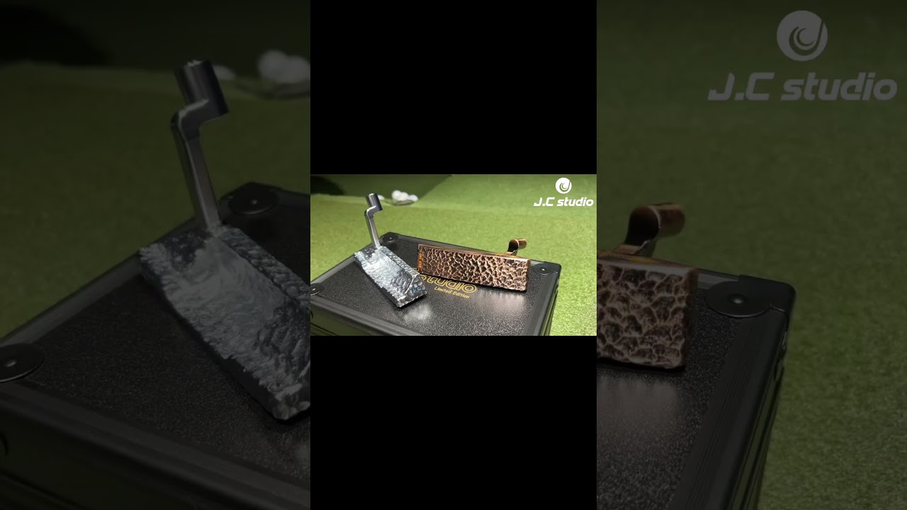 J.C studio golf putter head,GSS Material,CNC machining,hand-hammered. 