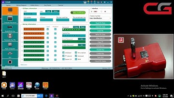 CGDI MB ~ keyless go key how to write and reset