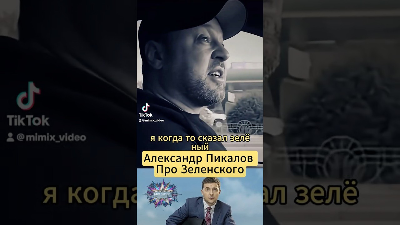 Александр Пикалов про Владимира Зеленского. 