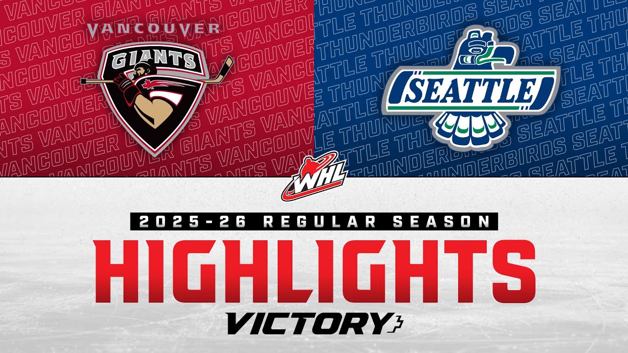 «Ванкувер Джайентс» против «Сиэтл Тандербёрдс», 11/08 | Лучшие моменты WHL 2025-26