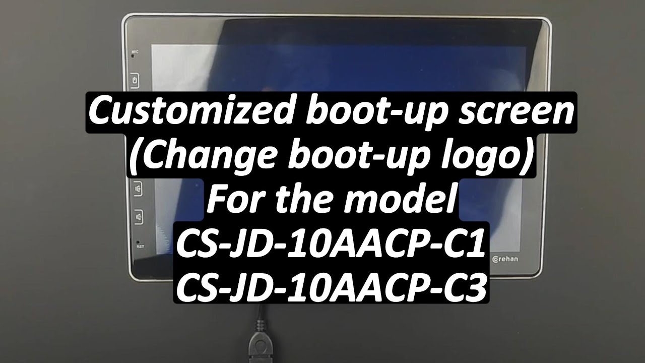 Change the Boot-up Logo (For model CS-JD-10AACP-C1/CS-JD-10AACP-C3)