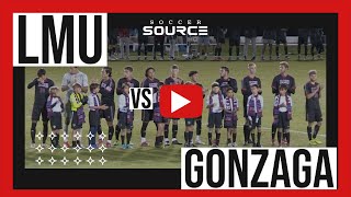 LMU Men's Soccer finish their season with a strong 3-0 victory against Gonzaga at Sullivan Field.