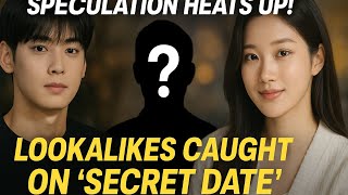 Speculation Heats Up!Cha Eun Woo&Moon Gayoung Lookalikes Caught on“Secret Date”—Real Military Leave?