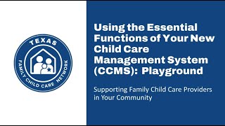 Using the Essential Functions of Your CCMS: Playground