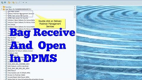 CSI || DPMS || Bag Receive And Opening || India Post CSI