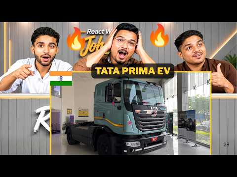 Tata Prima E.55S ⚡ India’s Powerful Electric Truck | 55 Ton Electric Truck | Pakistani Reaction
