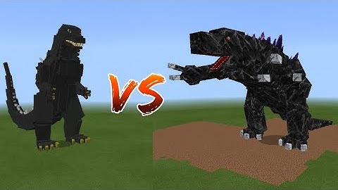 Godzilla Vs Mobzilla - Minecraft Mob Battle