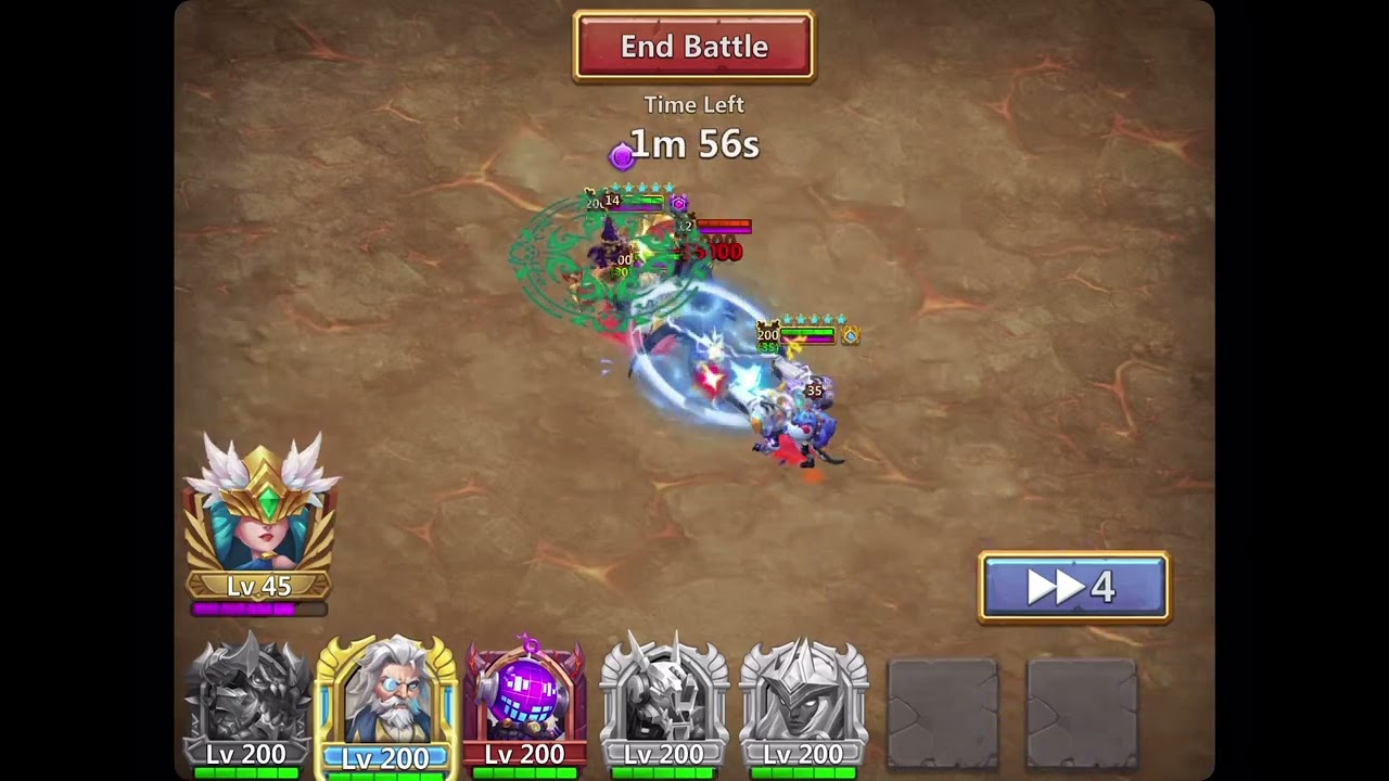 CASTLE CLASH s6 w2 | Guild Boss Lv24