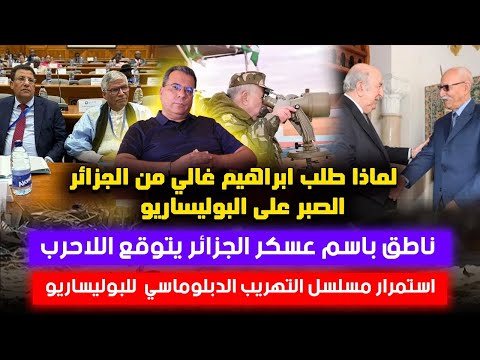 غالي يطلب من الجزائريين الصبر على البوليساريو مسؤول جزائري يتوقع اللاحـ ر ب مسلسل تهريب البوليساريو