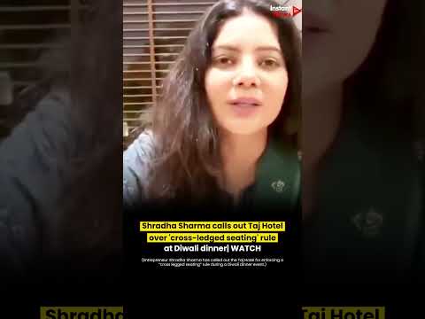 Viral kalesh happened in Taj Hotel when an influencer was told to sit appropriately. #theinstantnews