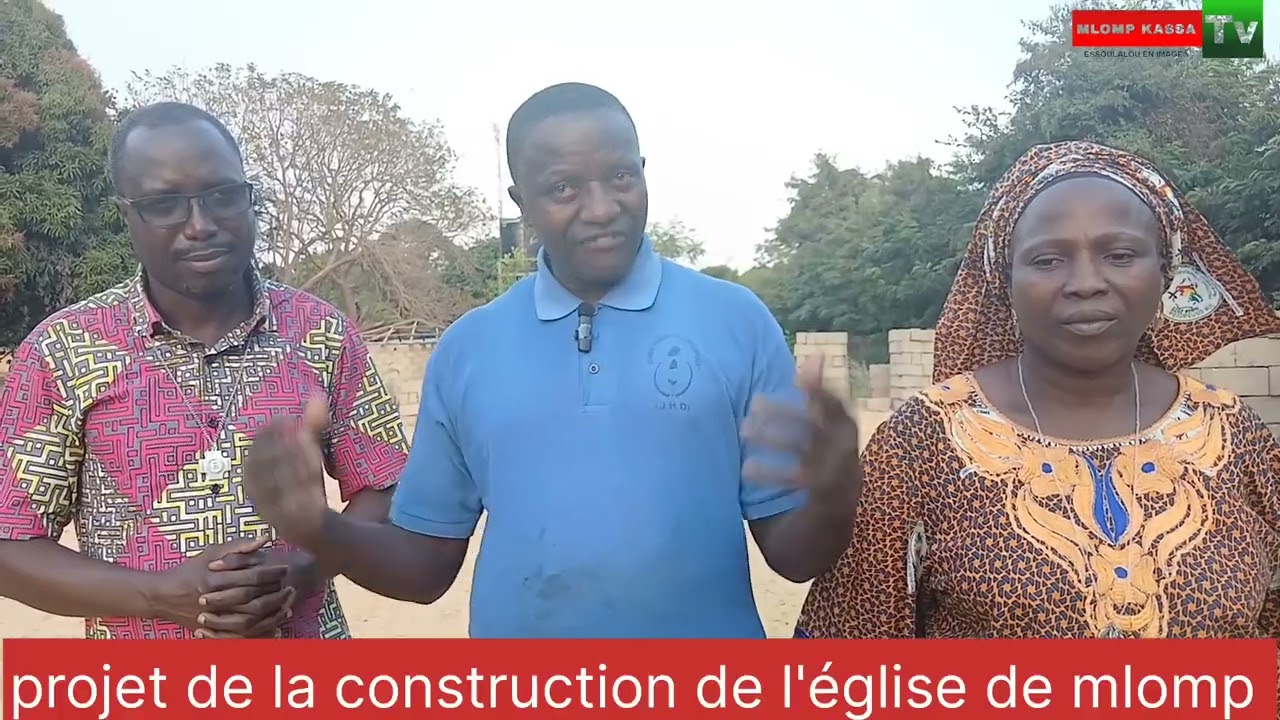 Un mot du curé de mlomp, sur l'avancement des travaux  et la clôture de la fête: MARIE DE LOURDES.