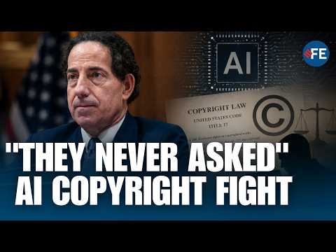 Video Raskin Sounds Alarm on AI | Lawmaker Says Creators Deserve Protection | Copyright Debate Grows