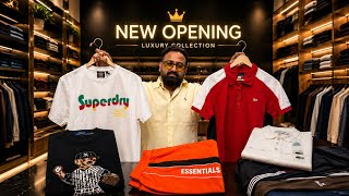 New Store Luxury branded clothes Store article branded export surplus garments men & women's