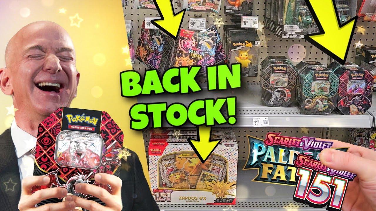 WALMART RESTOCK | UNEXPECTED Paldean Fates Charizard Tins and MORE!