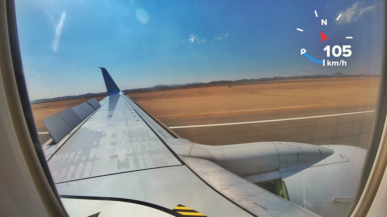 Landung in Marsa Alam, Ägypten