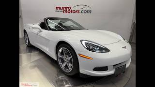 2013 Corvette 2LT Convertible 6.2L LS3 430hp Auto Chrome Wheels LED Headlights Arctic White 35K kms screenshot 3
